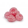 Raspberry flavoured candy