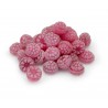 Raspberry flavoured candy