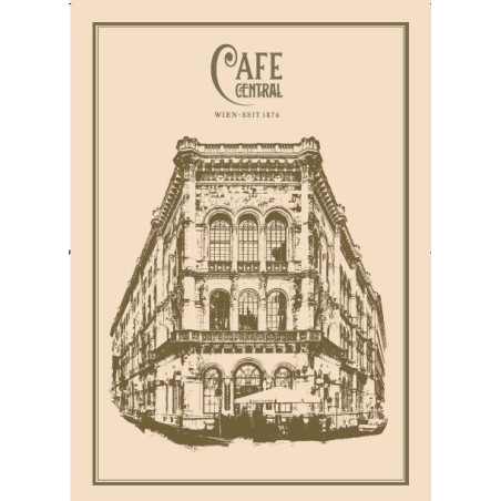 Cafe Central Poster Gold (CCW Gebäude)